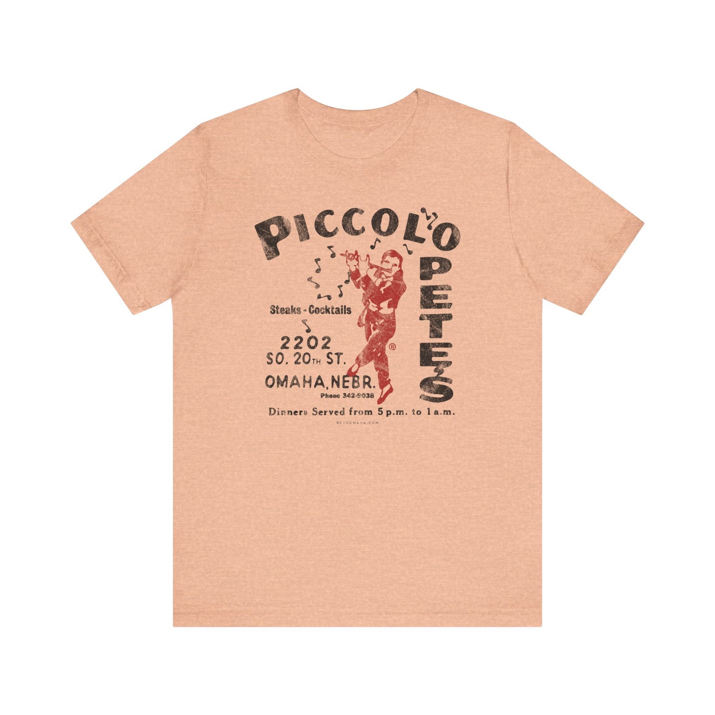 PICCOLO PETE'S Short Sleeve Tee
