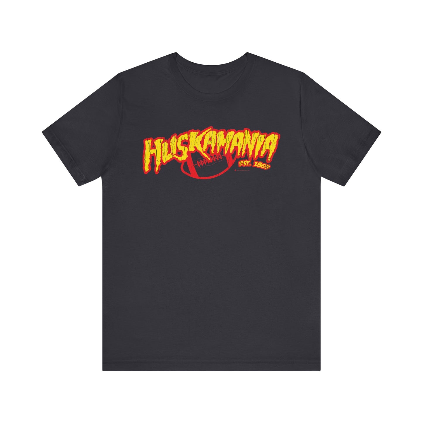 HUSKAMANIA (LOGO PARODY) Short Sleeve Tee