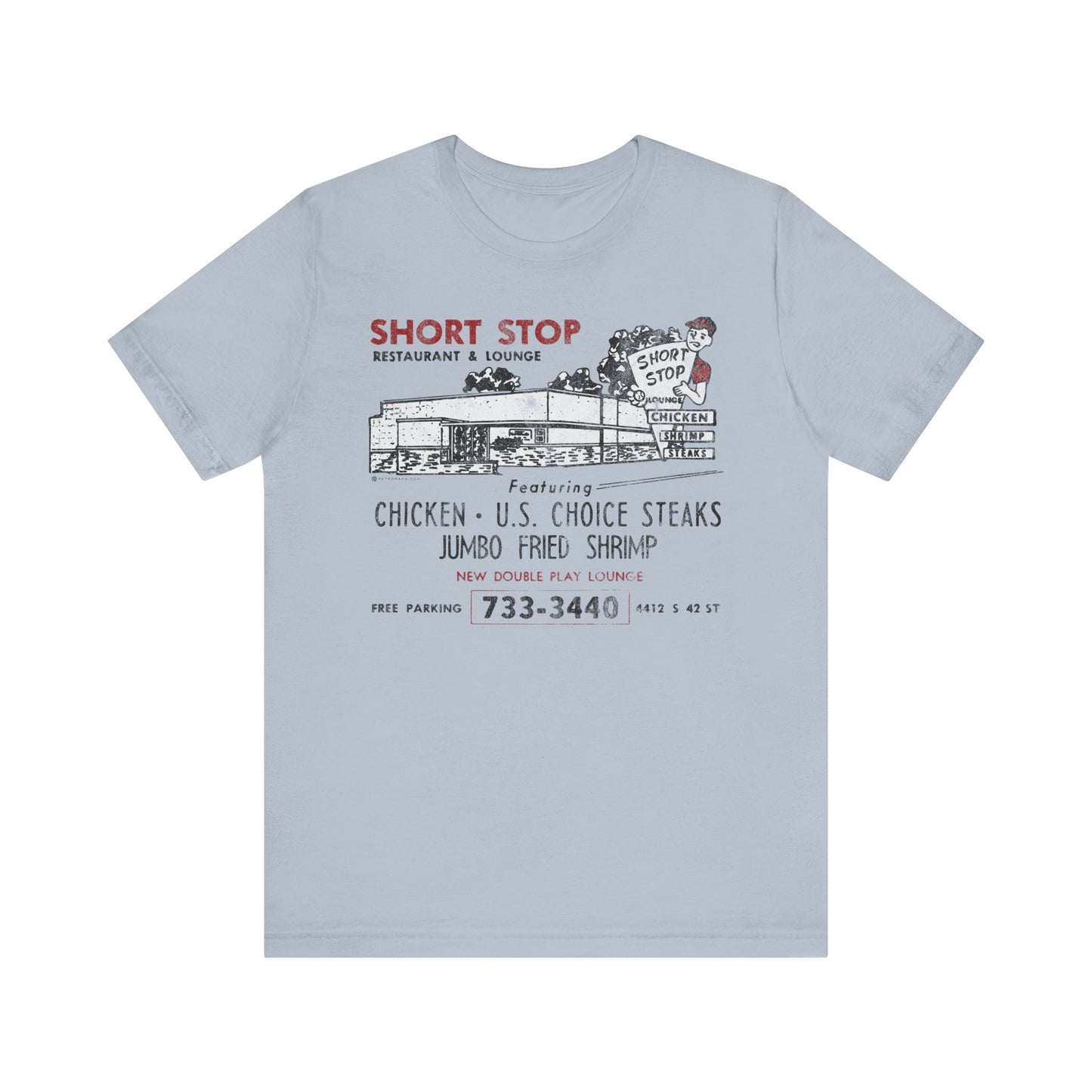 SHORT STOP RESTAURANT & LOUNGE Short Sleeve Tee