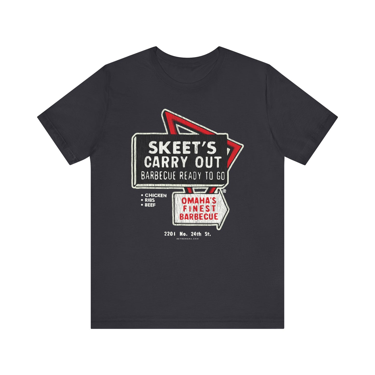 SKEET'S CARRY OUT BBQ Short Sleeve Tee