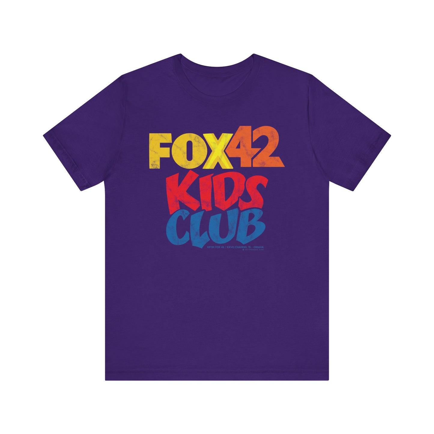 FOX 42 KIDS CLUB Unisex Jersey Short Sleeve Tee