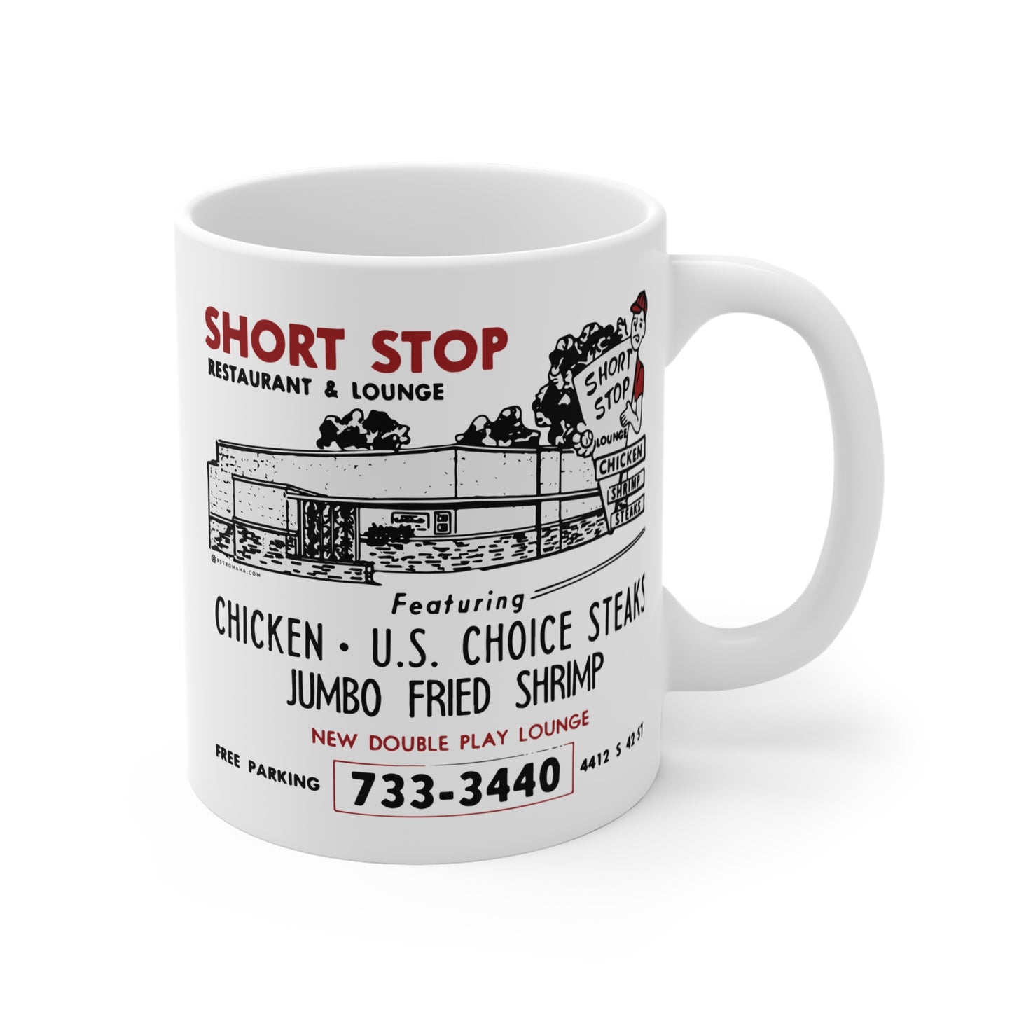 SHORT STOP RESTAURANT & LOUNGE Mug 11oz