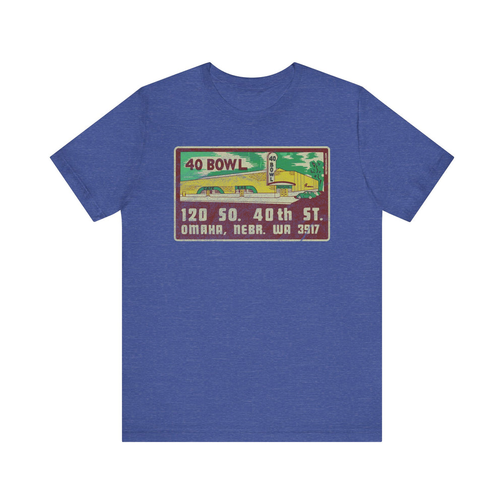 40 BOWL (MATCHBOOK) Short Sleeve Tee