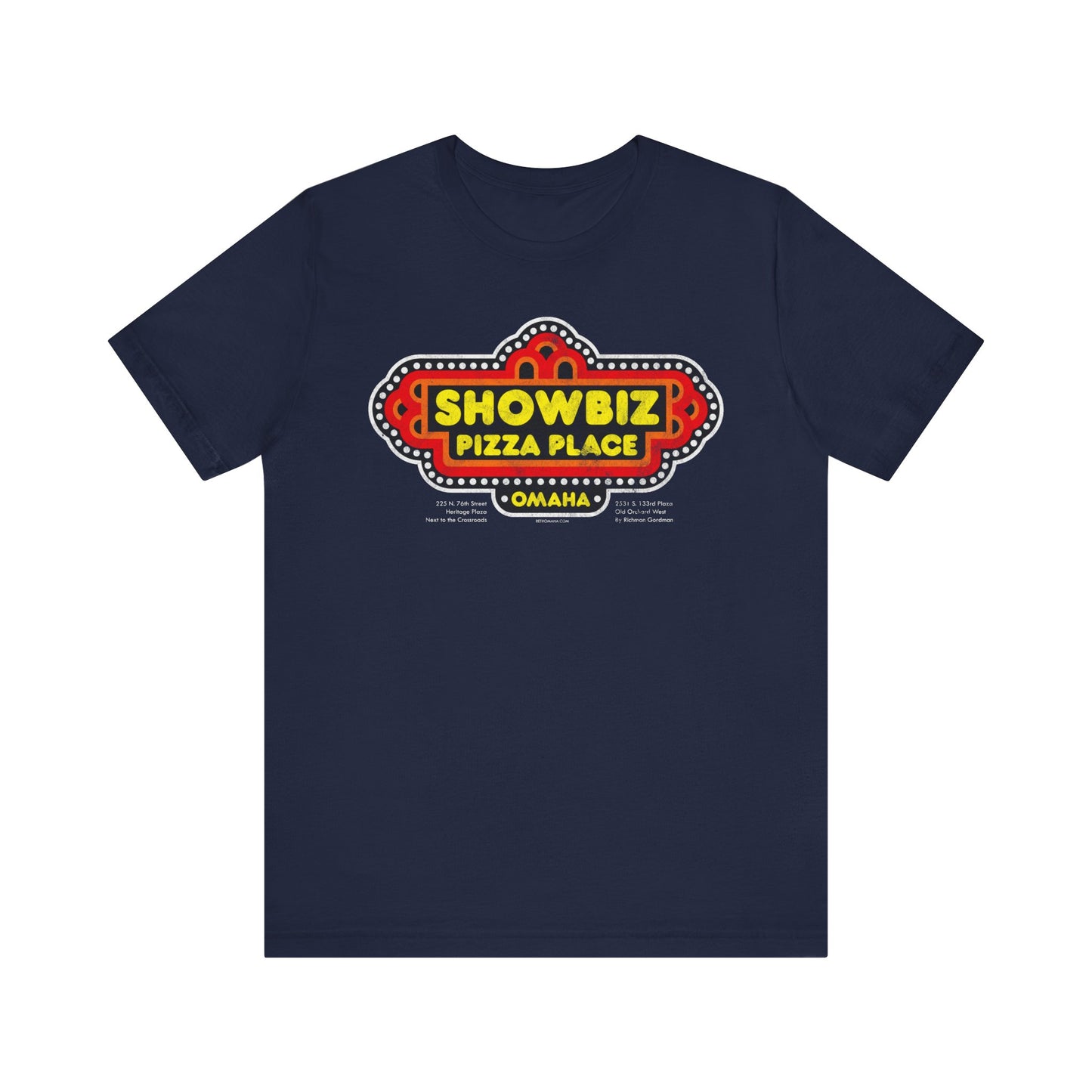 SHOWBIZ PIZZA PLACE Unisex Jersey Short Sleeve Tee