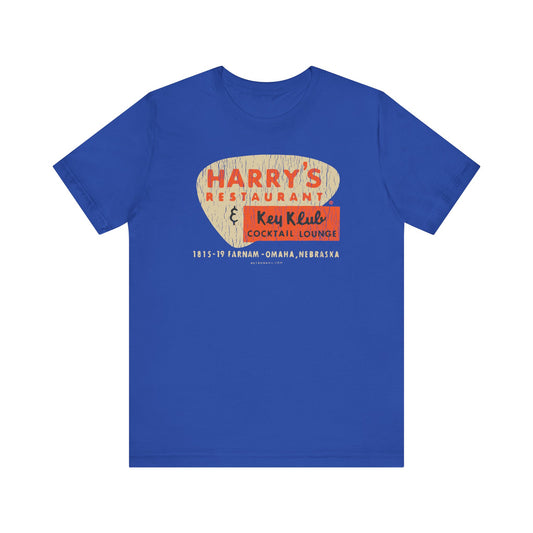 HARRY'S RESTAURANT & KEY KLUB LOUNGE Short Sleeve Tee