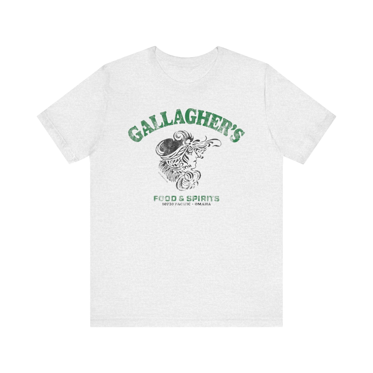 GALLAGHER'S FOOD & SPIRITS Unisex Jersey Short Sleeve Tee