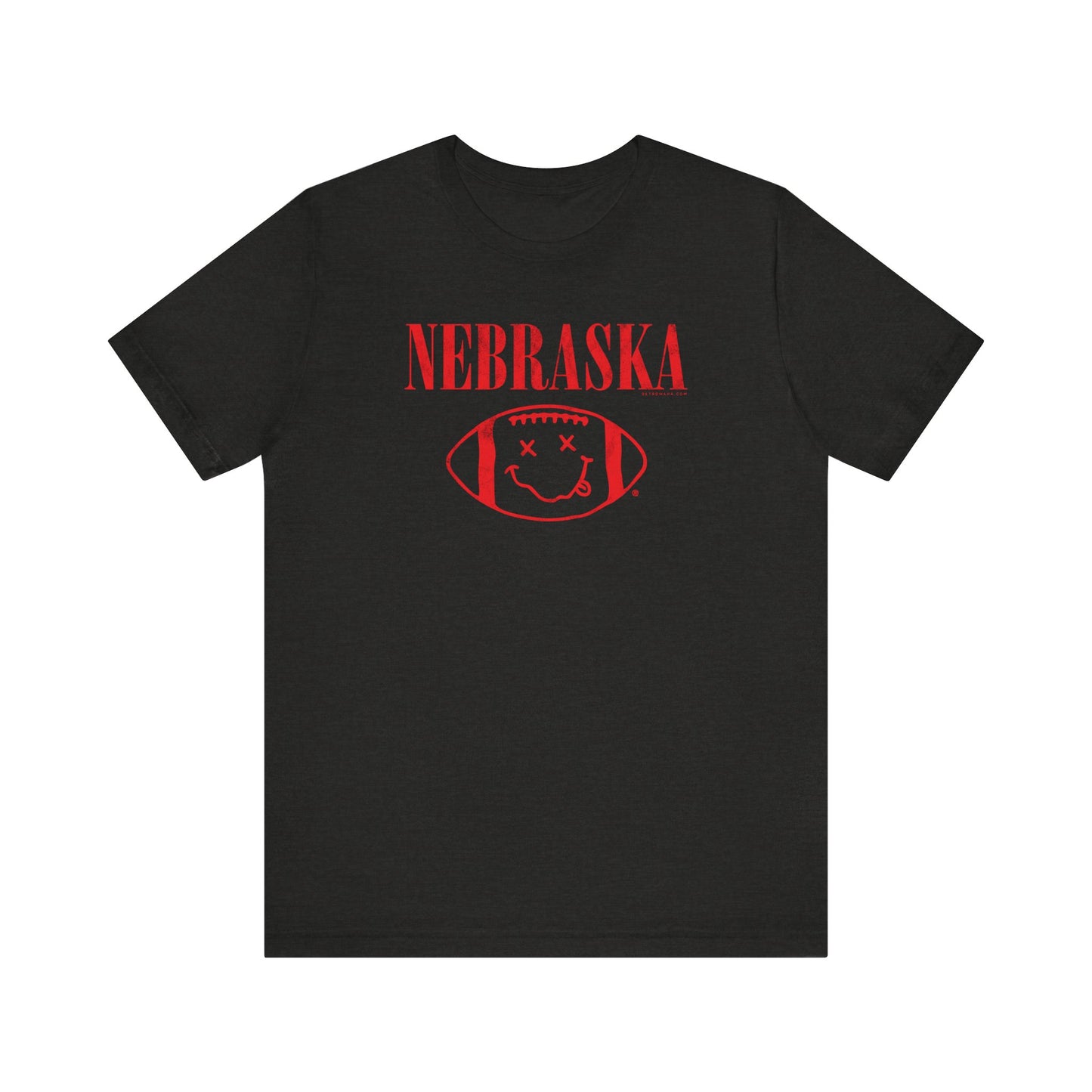 SMELLS LIKE NE FOOTBALL (NIRVANA PARODY) Short Sleeve Tee