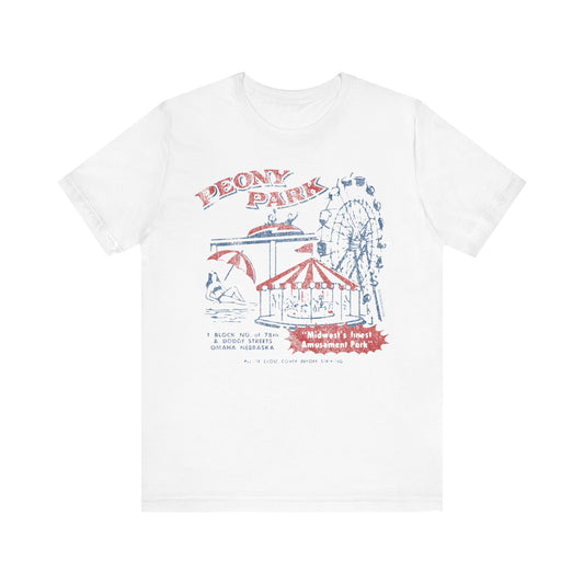 PEONY PARK (matchbook cover) Short Sleeve Tee