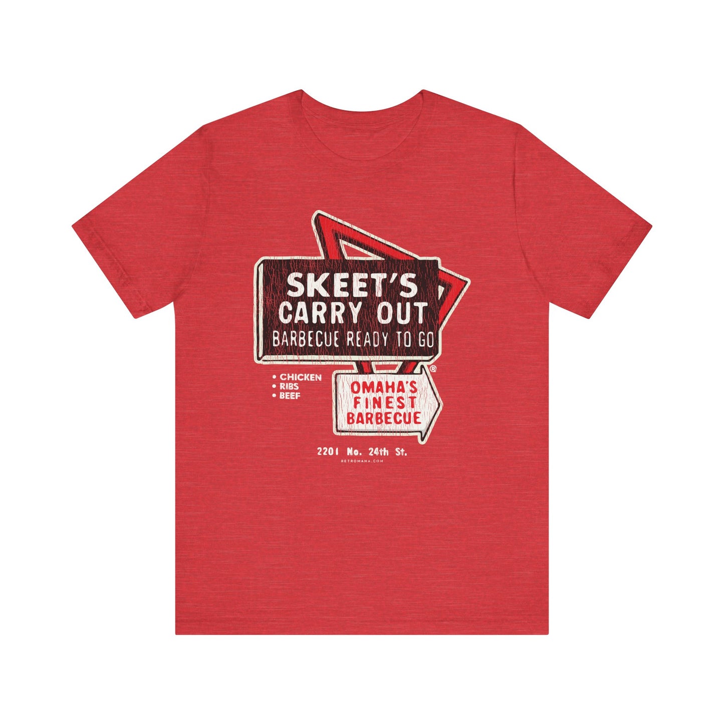 SKEET'S CARRY OUT BBQ Short Sleeve Tee
