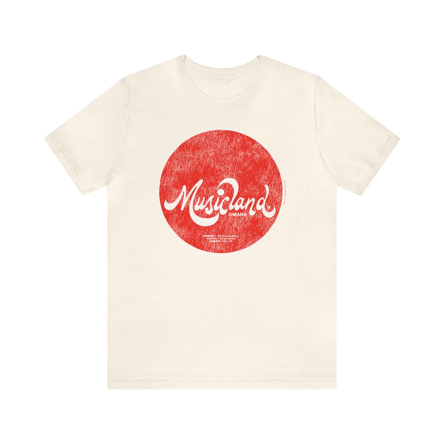 MUSICLAND (70's) Short Sleeve Tee