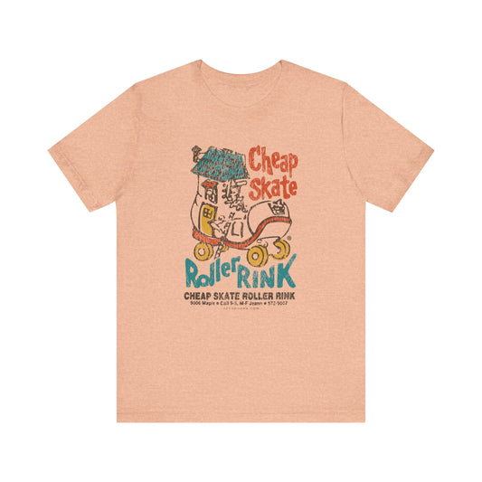 CHEAP SKATE ROLLER RINK Short Sleeve Tee