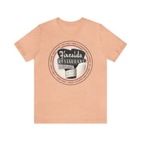 FIRESIDE RESTAURANT PHOTO CIRCLE Unisex Jersey Short Sleeve Tee