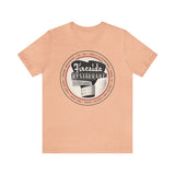 FIRESIDE RESTAURANT PHOTO CIRCLE Unisex Jersey Short Sleeve Tee