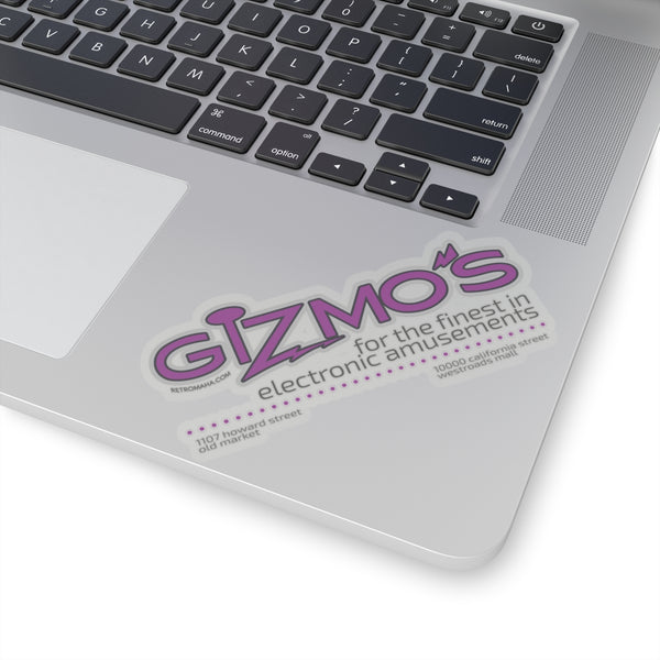 GIZMO'S ARCADE Kiss-Cut Stickers