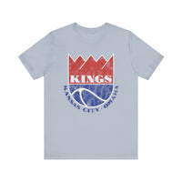 KC/OMAHA KINGS (Distressed Design) Short Sleeve Tee