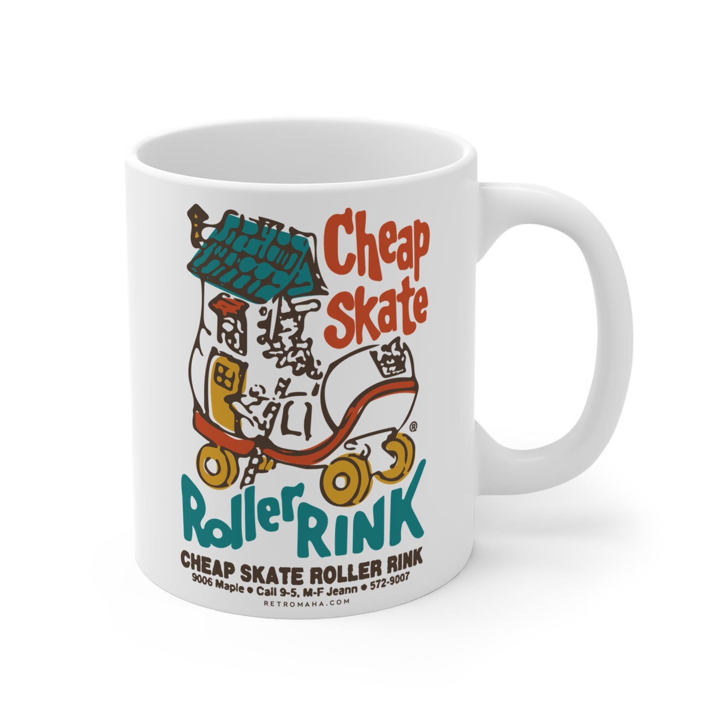 CHEAP SKATE ROLLER RINK Mug 11oz