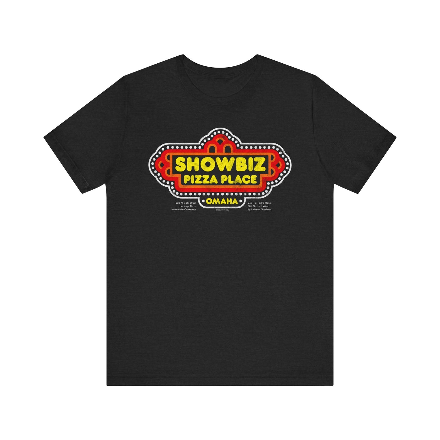 SHOWBIZ PIZZA PLACE Unisex Jersey Short Sleeve Tee
