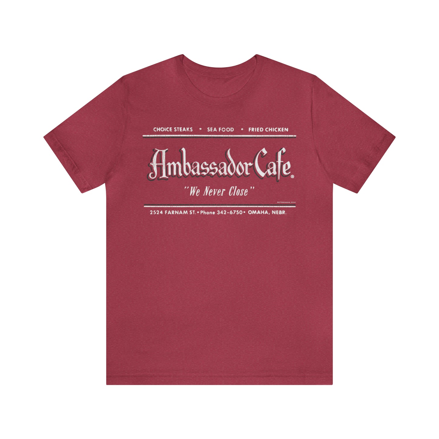 AMBASSADOR CAFE Short Sleeve Tee