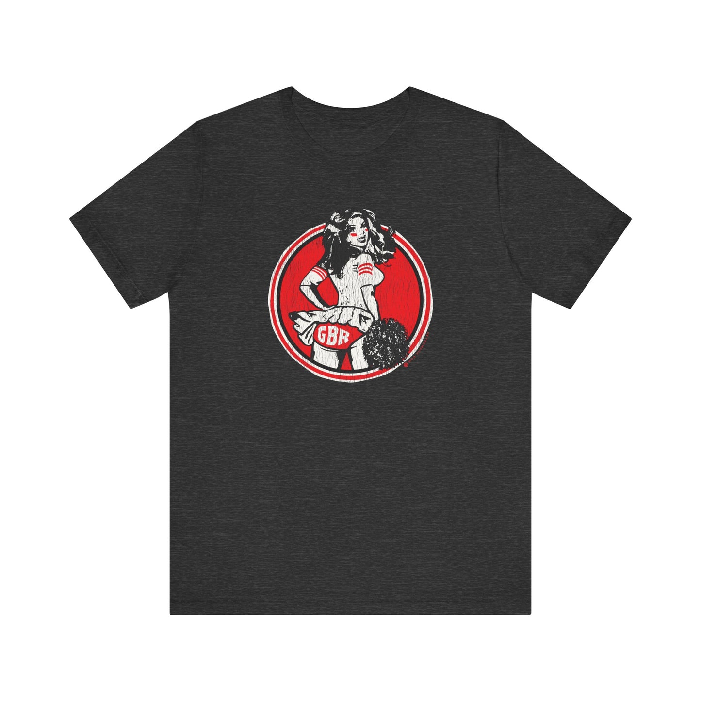 NEBRASKA VINTAGE CHEERLEADER Short Sleeve Tee
