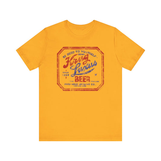 KRUG BREWING - KRUG LUXUS BEER Short Sleeve Tee