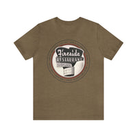 FIRESIDE RESTAURANT PHOTO CIRCLE Unisex Jersey Short Sleeve Tee