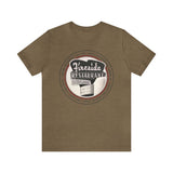 FIRESIDE RESTAURANT PHOTO CIRCLE Unisex Jersey Short Sleeve Tee