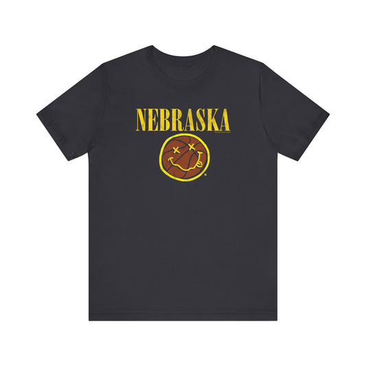 SMELLS LIKE NE BASKETBALL (BAND PARODY) Short Sleeve Tee