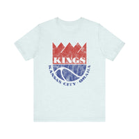 KC/OMAHA KINGS (Distressed Design) Short Sleeve Tee
