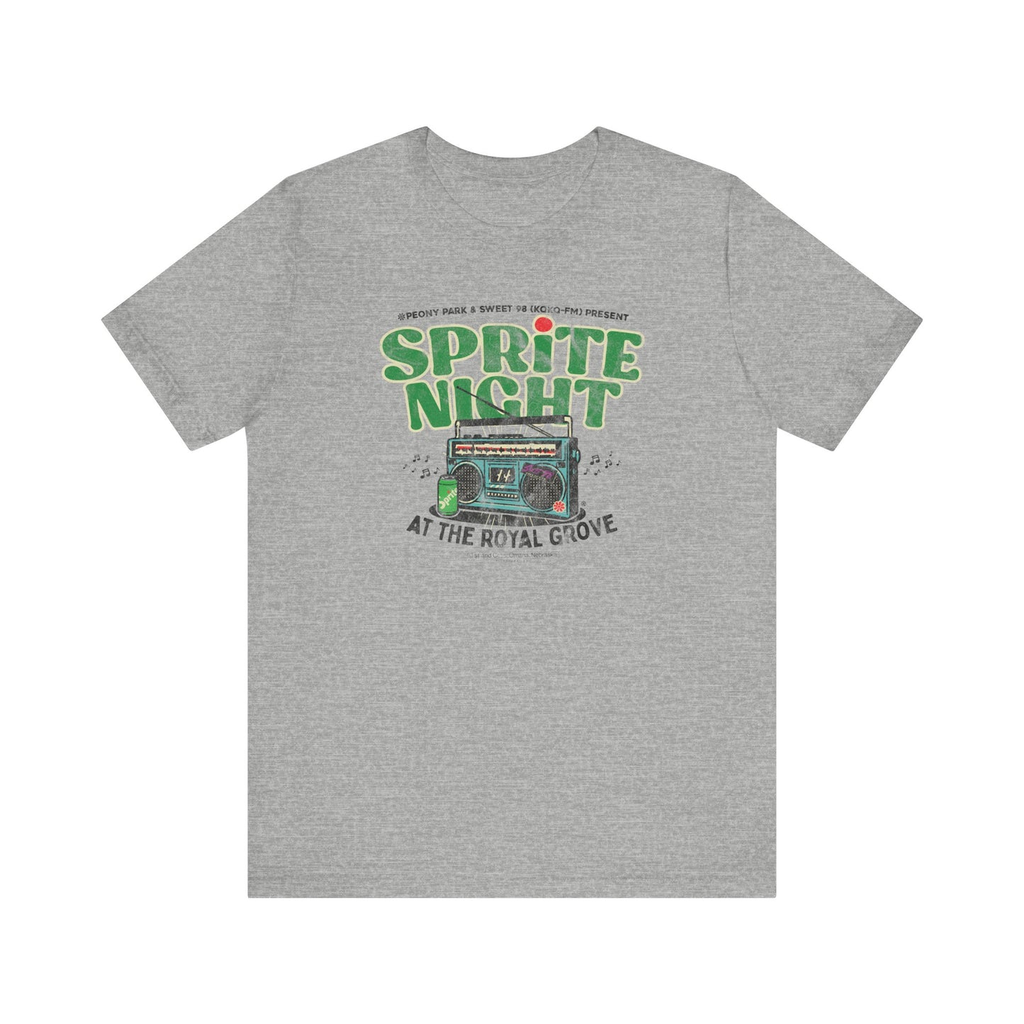 SPRITE NIGHT BOOMBOX (PEONY PARK) Short Sleeve Tee