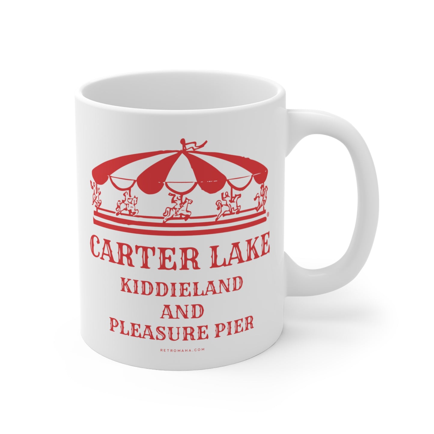 CARTER LAKE KIDDIELAND AND PLEASURE PIER Mug 11oz