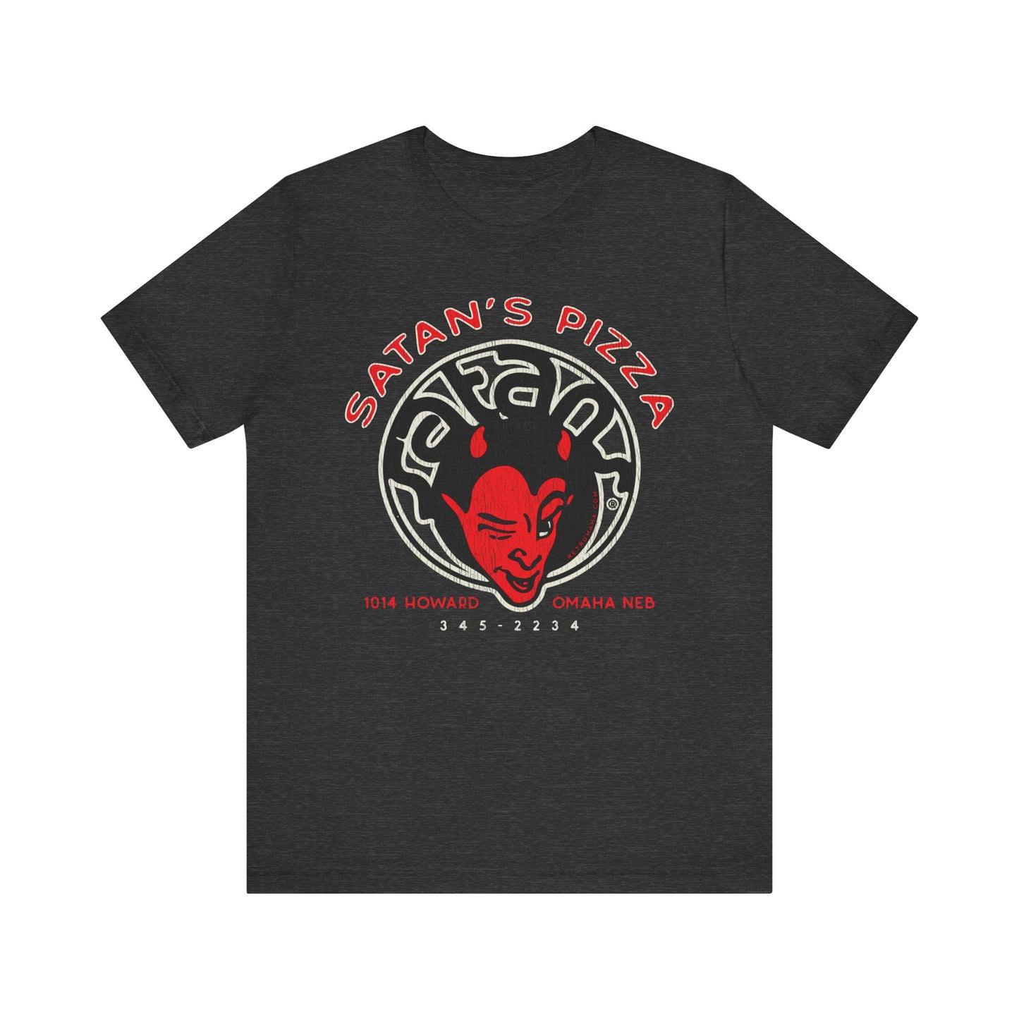 SATAN'S PIZZA Short Sleeve Tee
