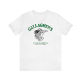 GALLAGHER'S FOOD & SPIRITS Unisex Jersey Short Sleeve Tee