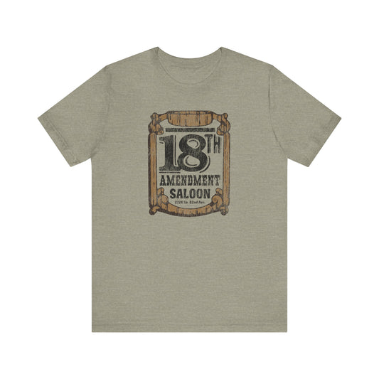 18TH AMENDMENT SALOON (2-color) Short Sleeve Tee