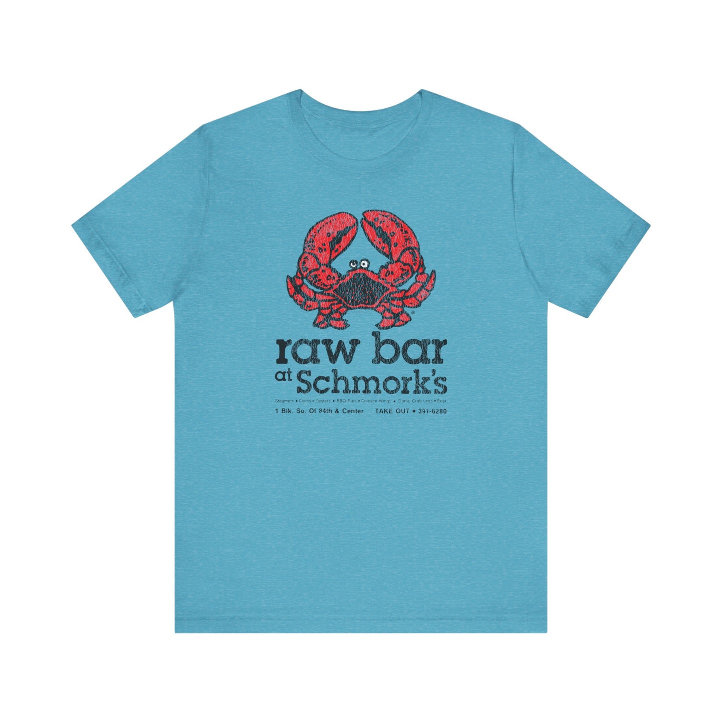 RAW BAR AT SCHMORK'S Short Sleeve Tee