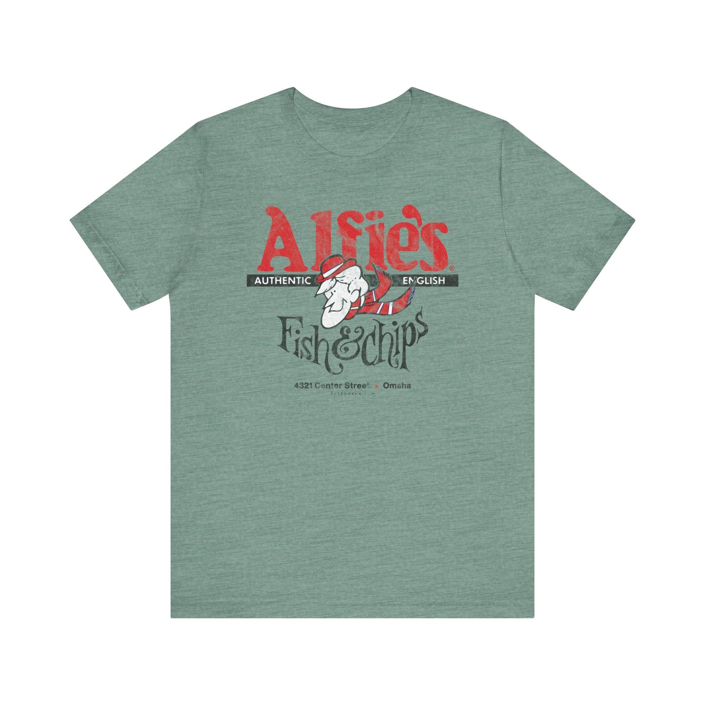 ALFIE'S FISH & CHIPS Short Sleeve Tee
