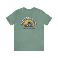 NEBRASKAland VINTAGE TOURISM SLOGAN Short Sleeve Tee