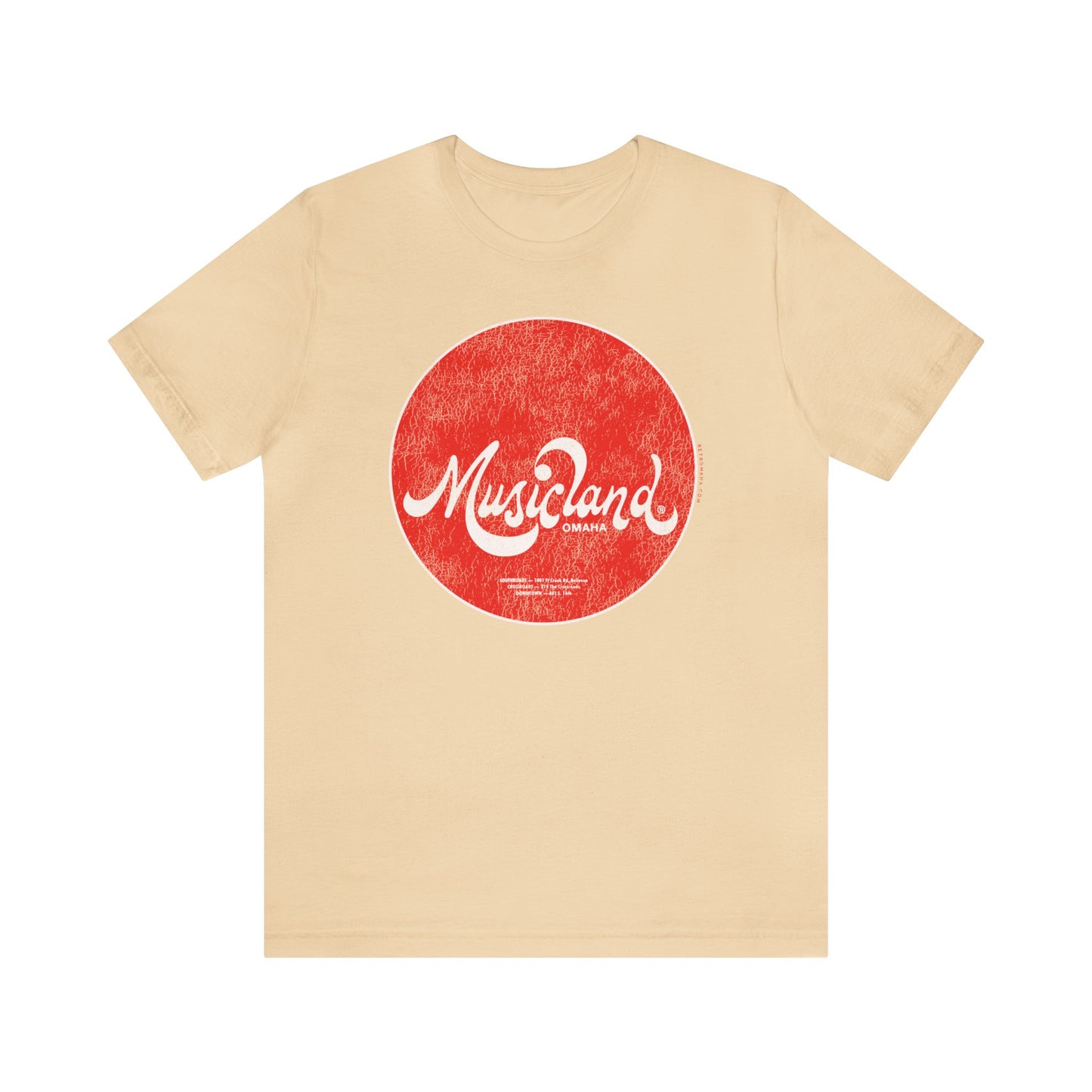 MUSICLAND (70's) Short Sleeve Tee