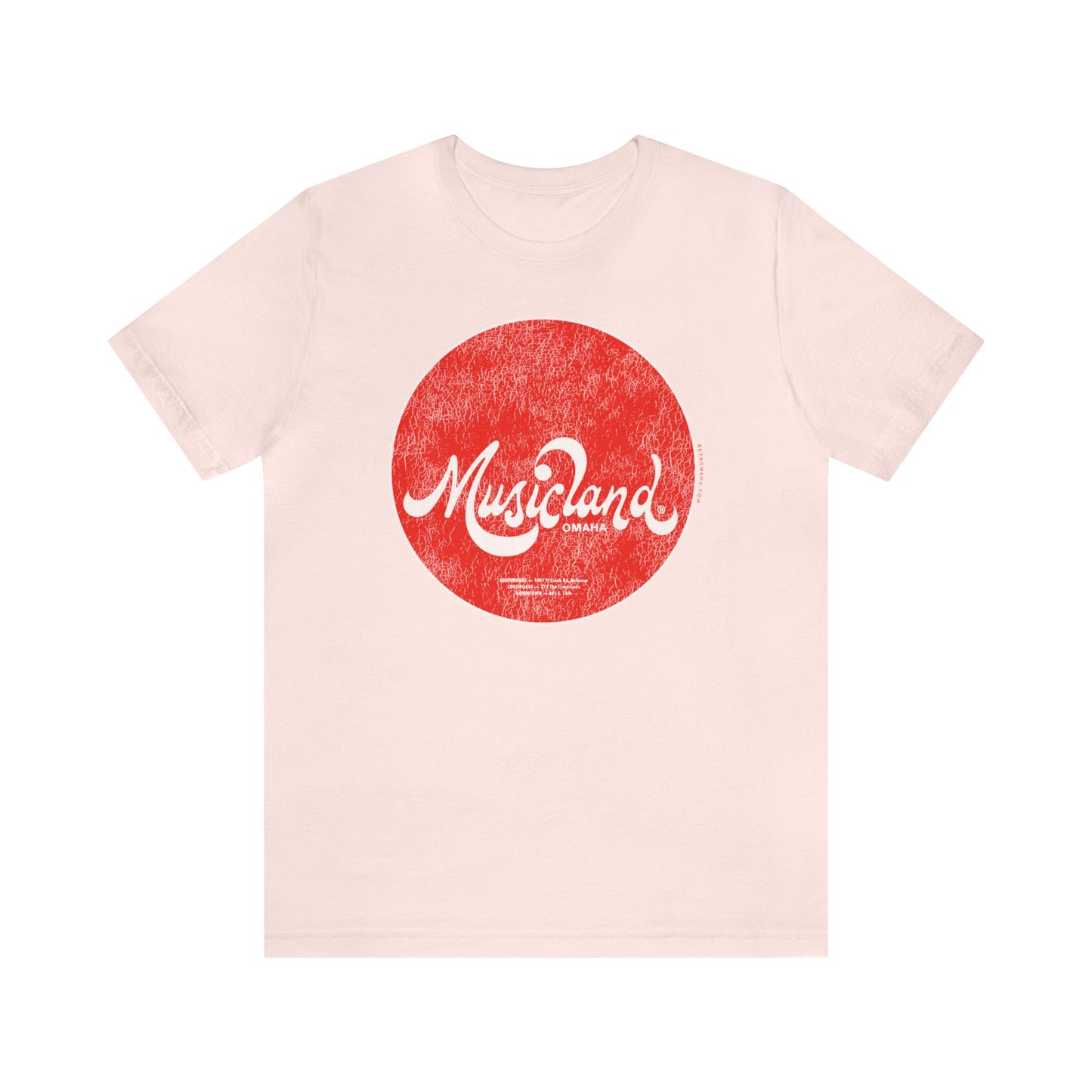 MUSICLAND (70's) Short Sleeve Tee