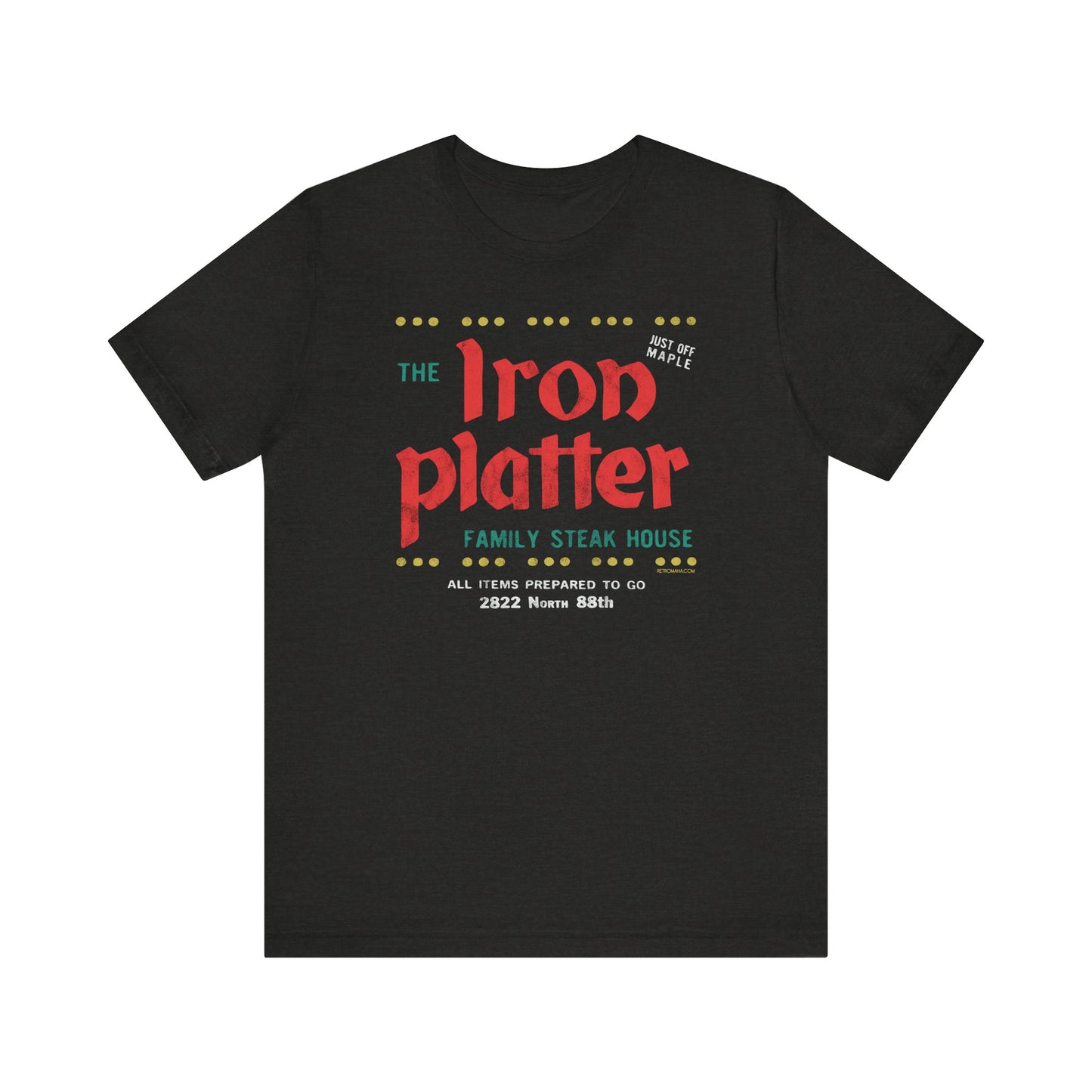 IRON PLATTER FAMILY STEAK HOUSE Short Sleeve Tee