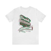 FIRESIDE RESTAURANT MATCHBOOK COVER Unisex Jersey Short Sleeve Tee