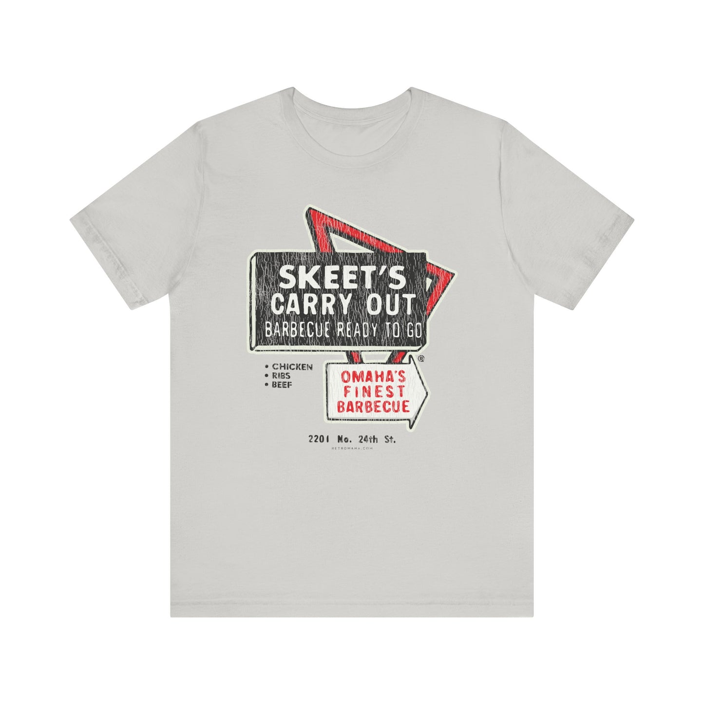 SKEET'S CARRY OUT BBQ Short Sleeve Tee