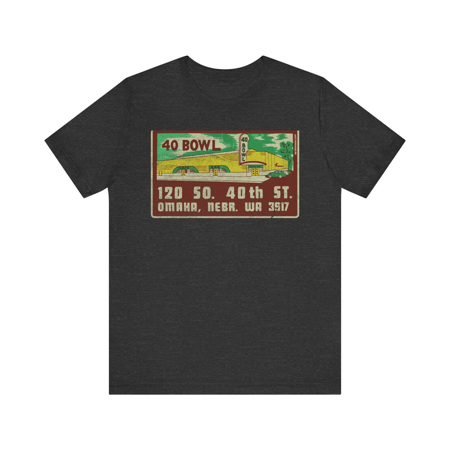 40 BOWL (MATCHBOOK) Short Sleeve Tee