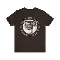 FIRESIDE RESTAURANT PHOTO CIRCLE Unisex Jersey Short Sleeve Tee