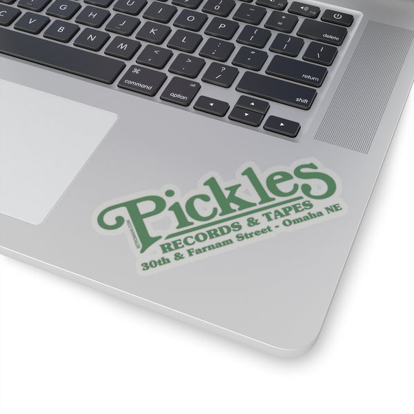 PICKLES RECORDS & TAPES Kiss-Cut Stickers