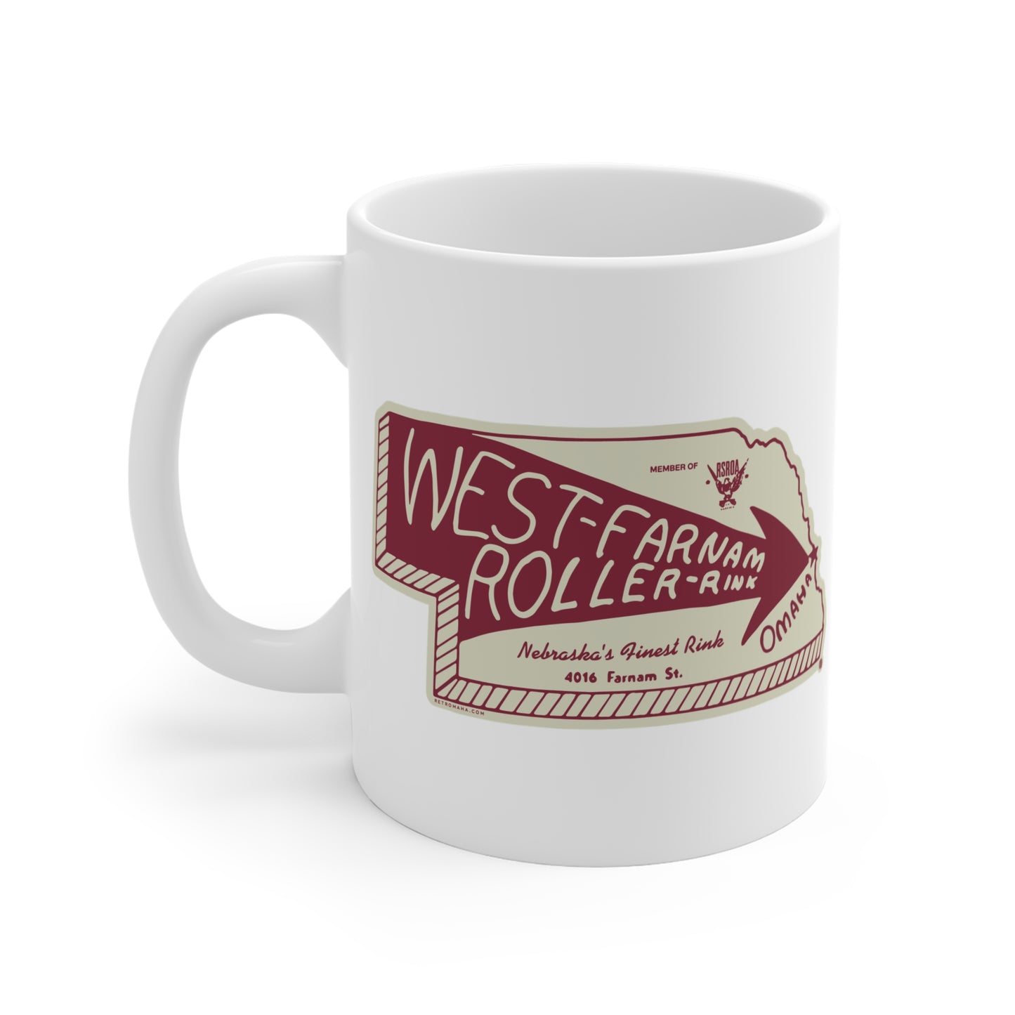 WEST FARNAM ROLLER RINK Mug 11oz