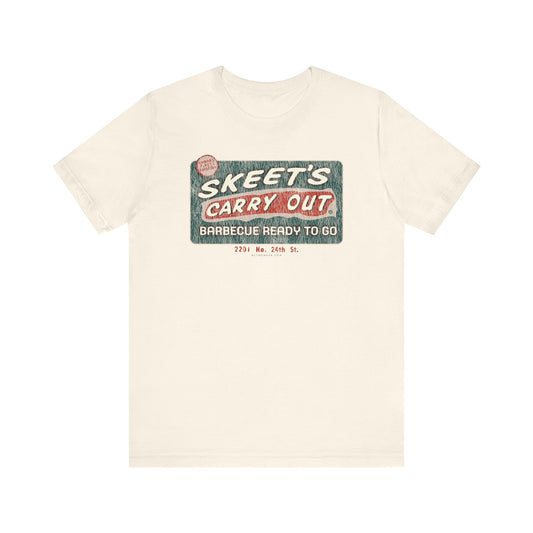 SKEET'S CARRY OUT SIGN Short Sleeve Tee