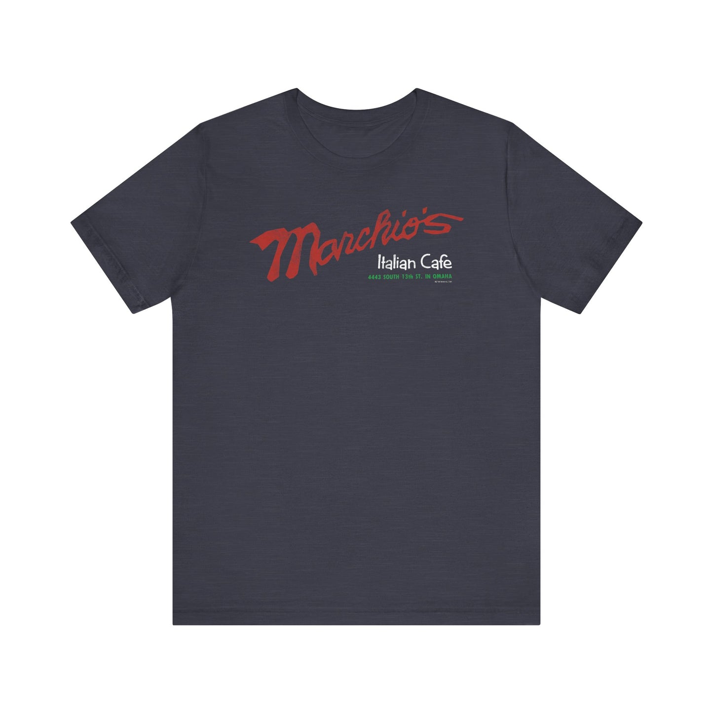 MARCHIO'S ITALIAN CAFE Logotype Short Sleeve Tee