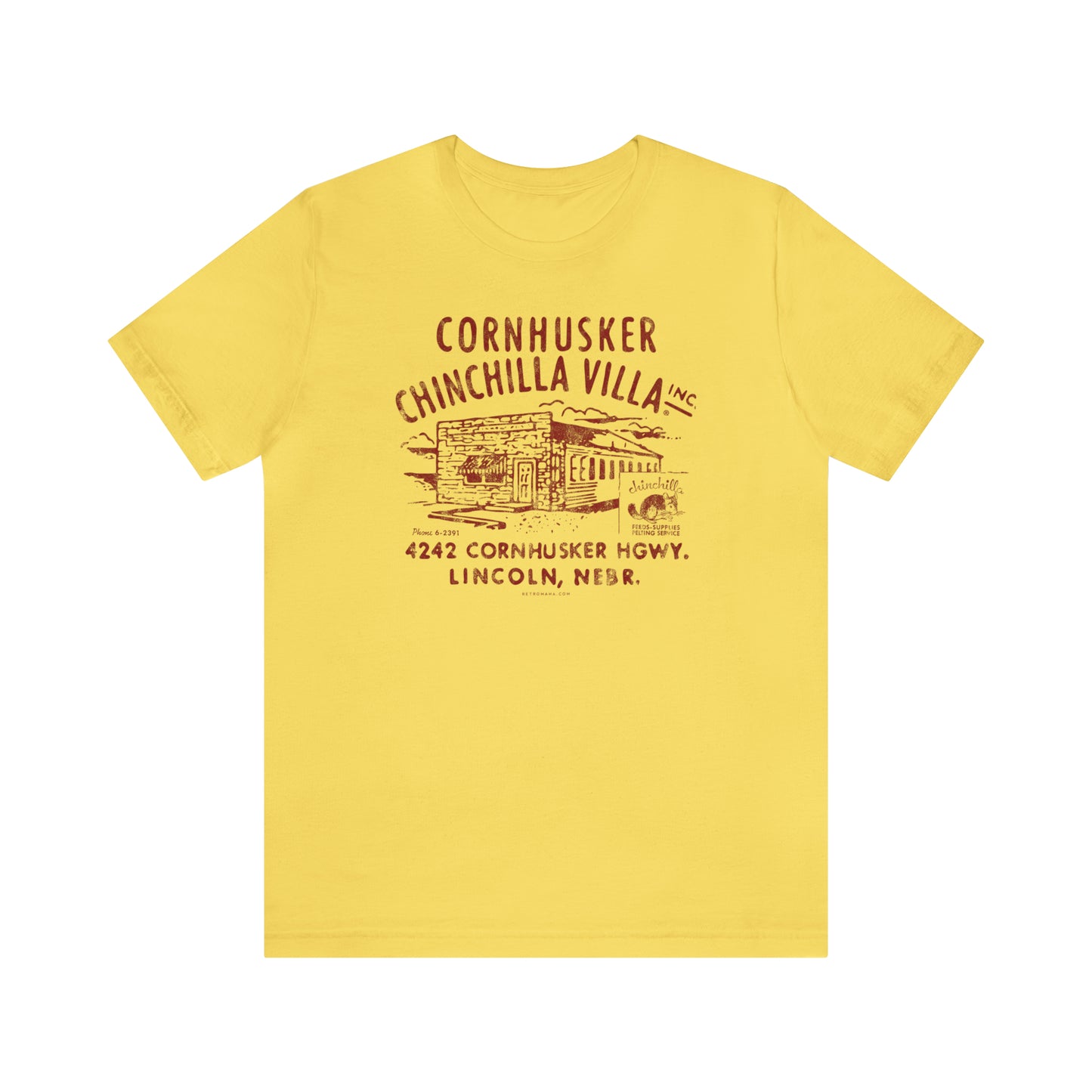 CORNHUSKER CHINCHILLA VILLA (Lincoln, NE) Short Sleeve Tee
