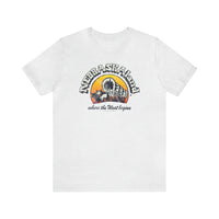 NEBRASKAland VINTAGE TOURISM SLOGAN Short Sleeve Tee