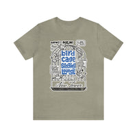 BIRD CAGE SINGING LOUNGE (NEWSPAPER AD) Short Sleeve Tee